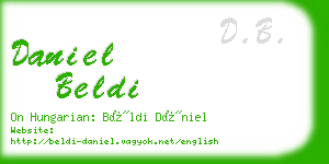 daniel beldi business card